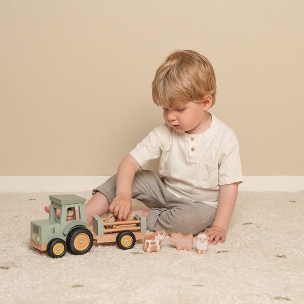 Tractor con Trailer Little Farm FSC - Imagen 6