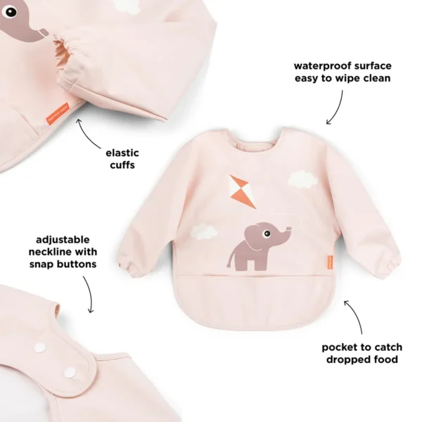Babero con Mangas Playground Powder Personalizable - Imagen 4