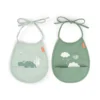 Pack 2 Baberos Pocket Croco Green Done