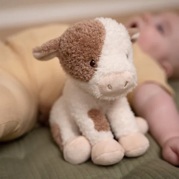 Vaca de peluche de 17cm Little Farm - Imagen 4