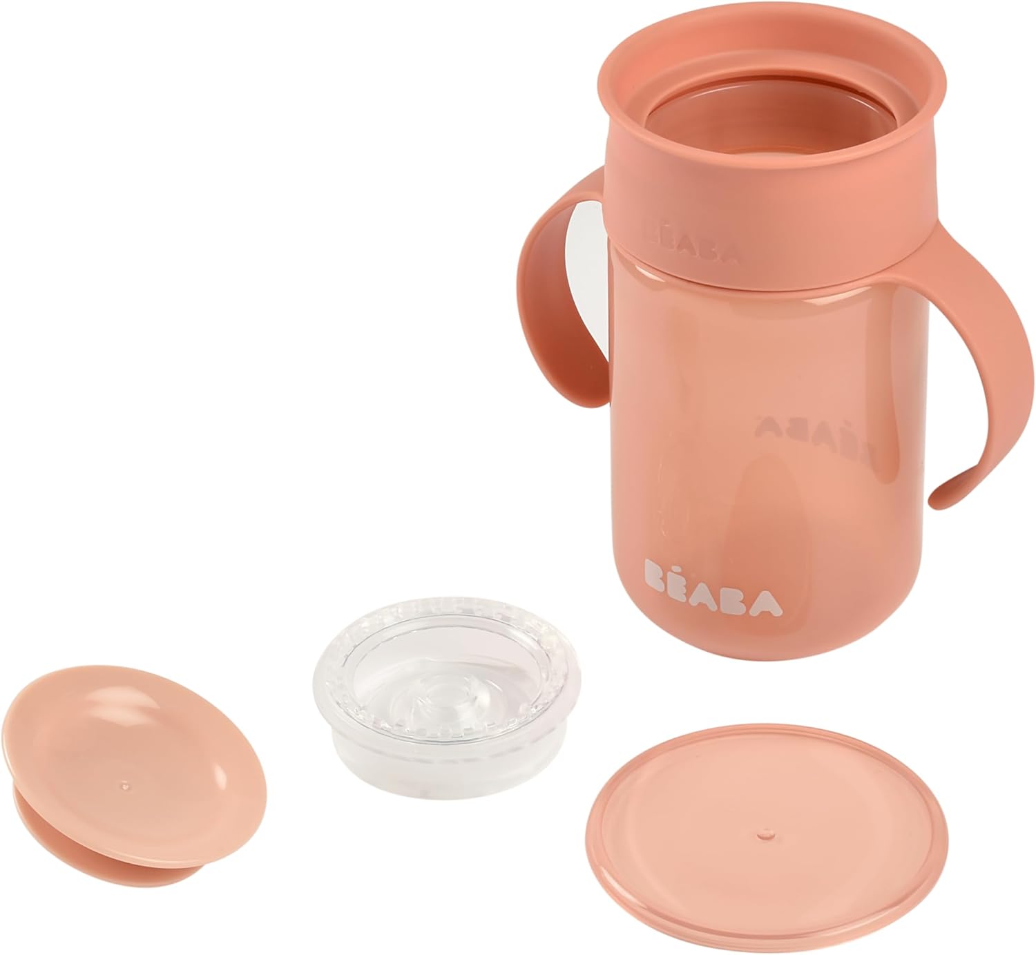 Béaba Taza de aprendizaje 360° Rosa - Imagen 4