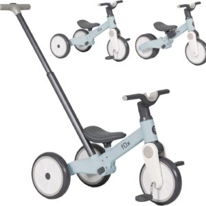 Triciclo Evolutivo bebé Fox 5 en 1 Azul – Bici de Equilibrio y Pedales Olmitos