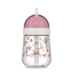 VASO CON PAJITA MIO 300 ML FAIRY GARDEN