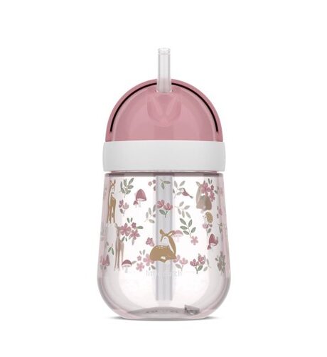 VASO CON PAJITA MIO 300 ML FAIRY GARDEN