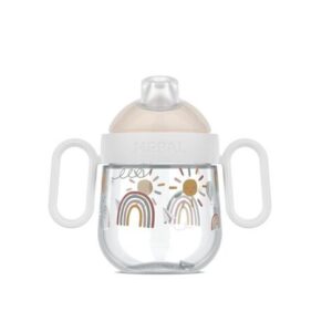 VASO ANTIDERRAME 200 ML ARCOIRIS