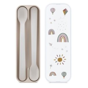 SET CUCHARA PARA PAPILLA MIO ARCOIRIS