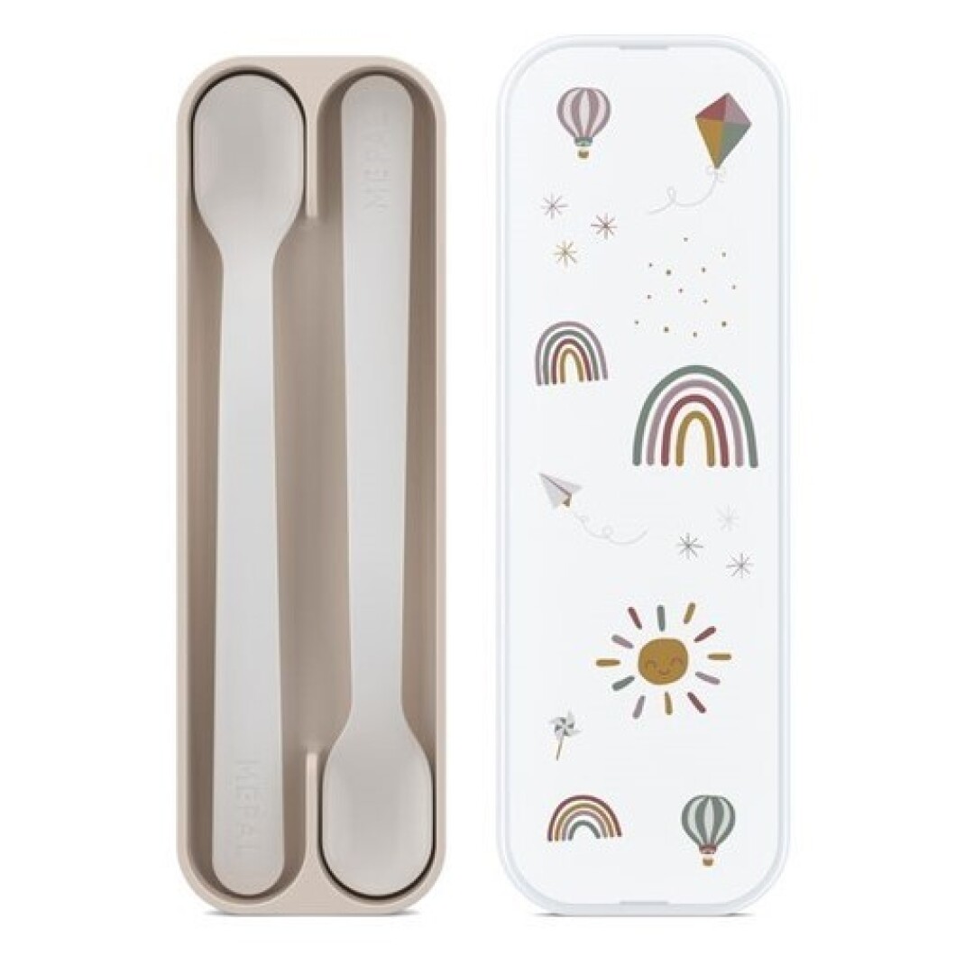 SET CUCHARA PARA PAPILLA MIO ARCOIRIS