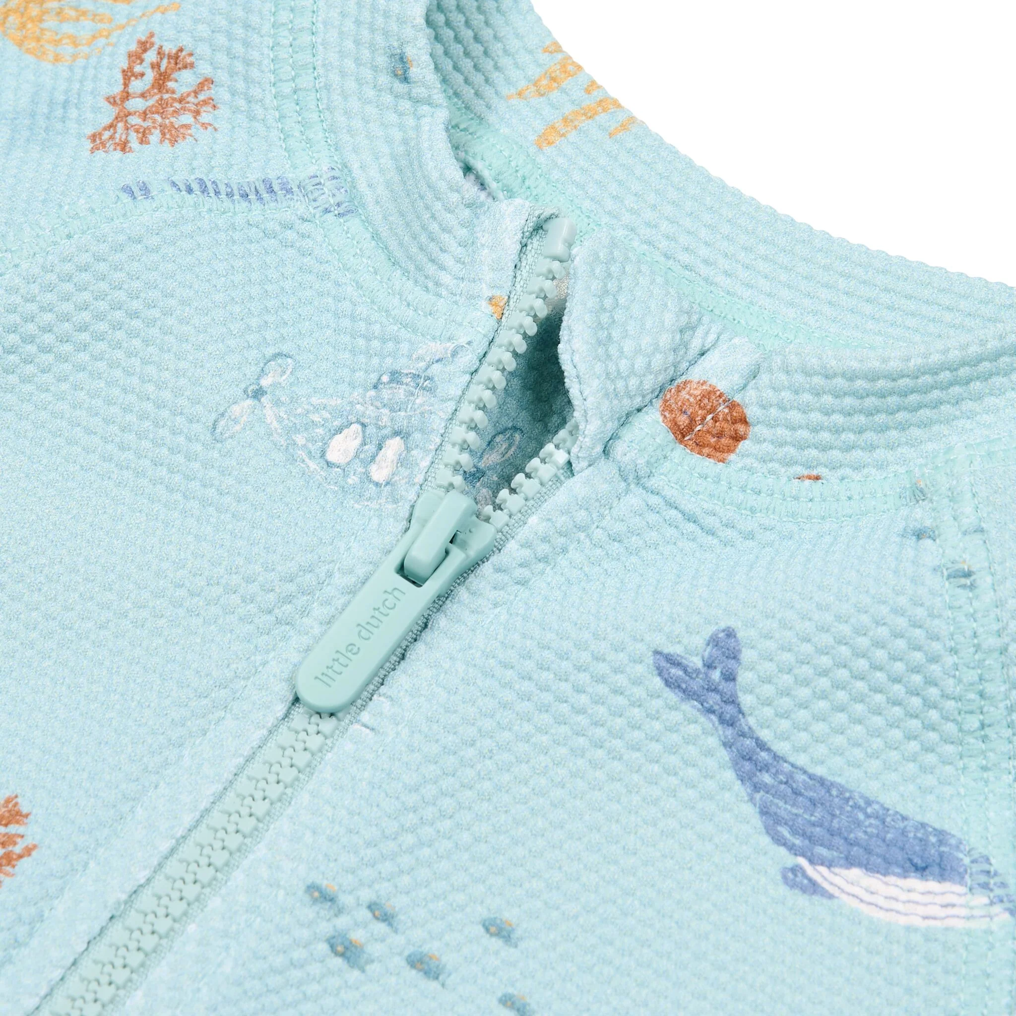 Camiseta de baño de manga larga - UPF 40 - Verde - Amigos del océano - Imagen 3