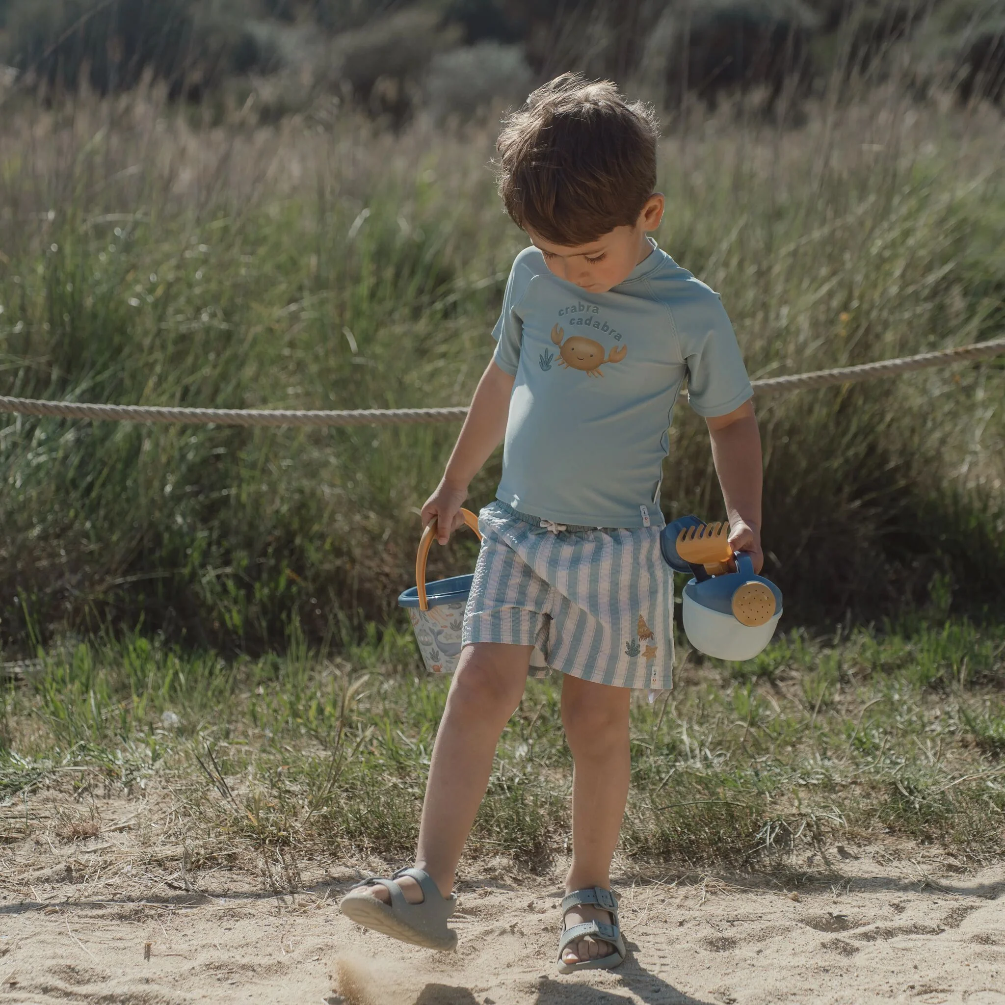 Camiseta de baño de manga corta - Verde - Imagen 3
