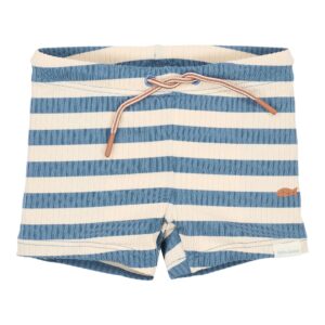 Bañador corto - Azul - Rayas azul océano