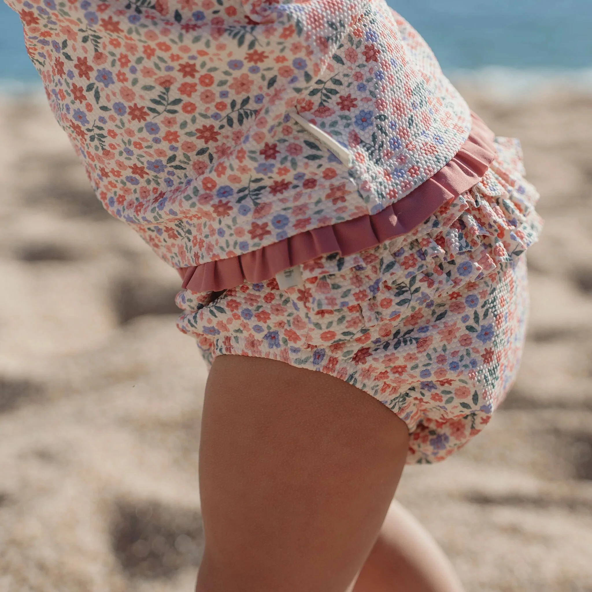 Pañal de baño con estampado floral - Imagen 2