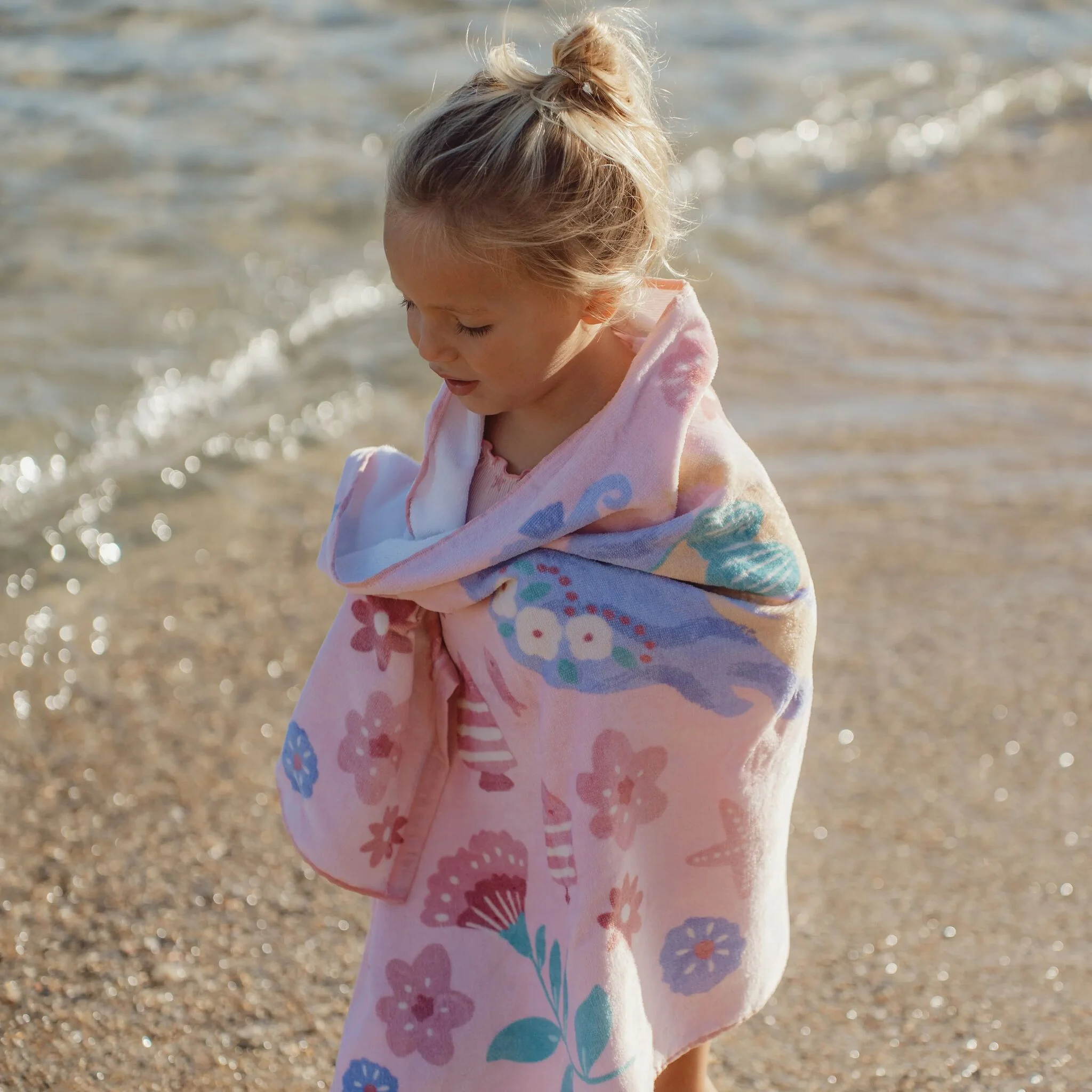 Toalla de playa Swim Coll. 26 Dreamy Mermaid Multicolor - 60cm x 120cm - Imagen 5