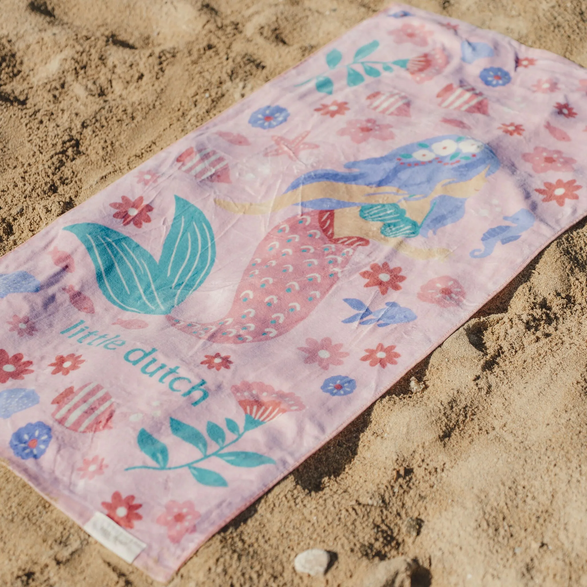 Toalla de playa Swim Coll. 26 Dreamy Mermaid Multicolor - 60cm x 120cm - Imagen 2