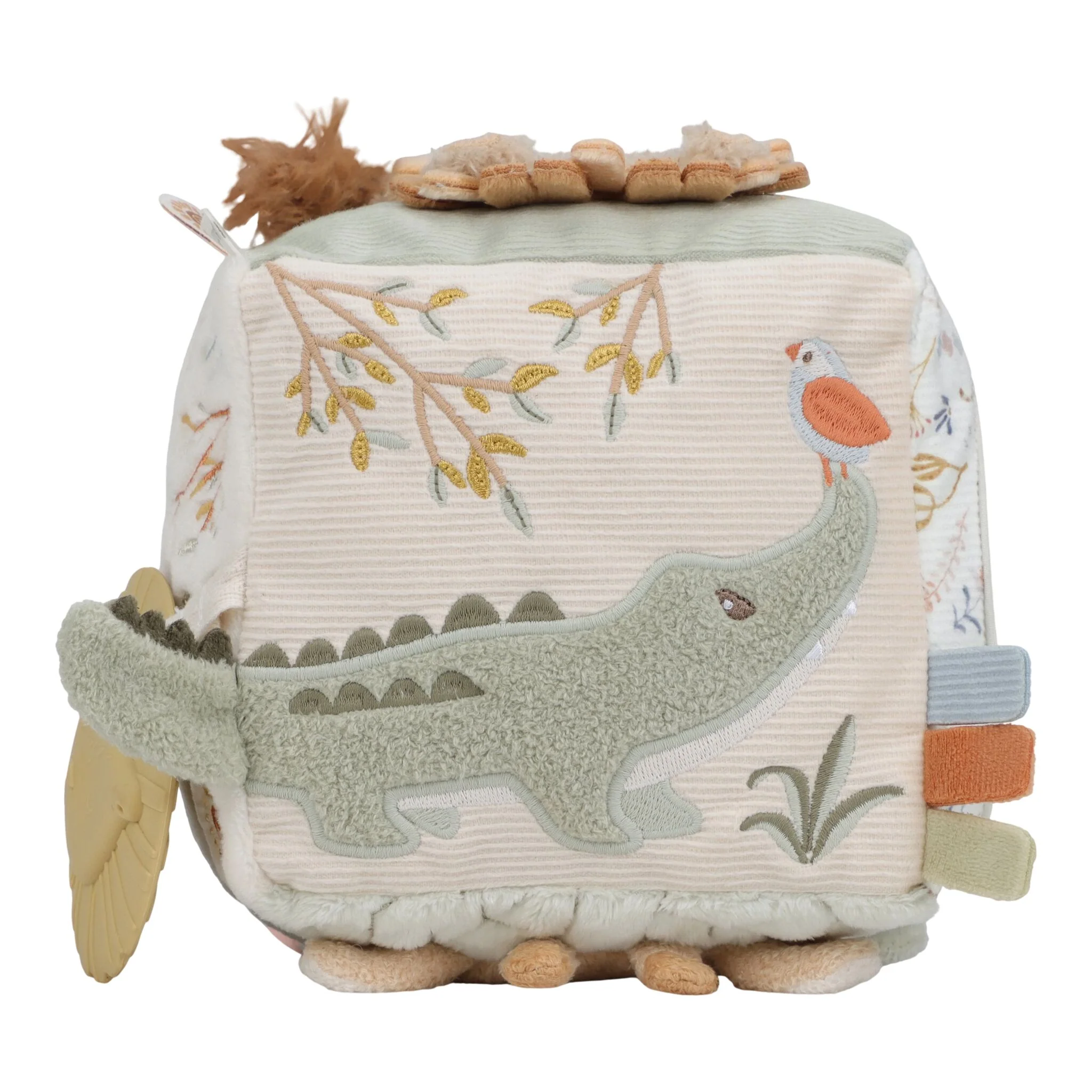 CUBO BLANDITO DE ACTIVIDADES SAFARI FRIENDS LITTLE DUTCH - Imagen 2