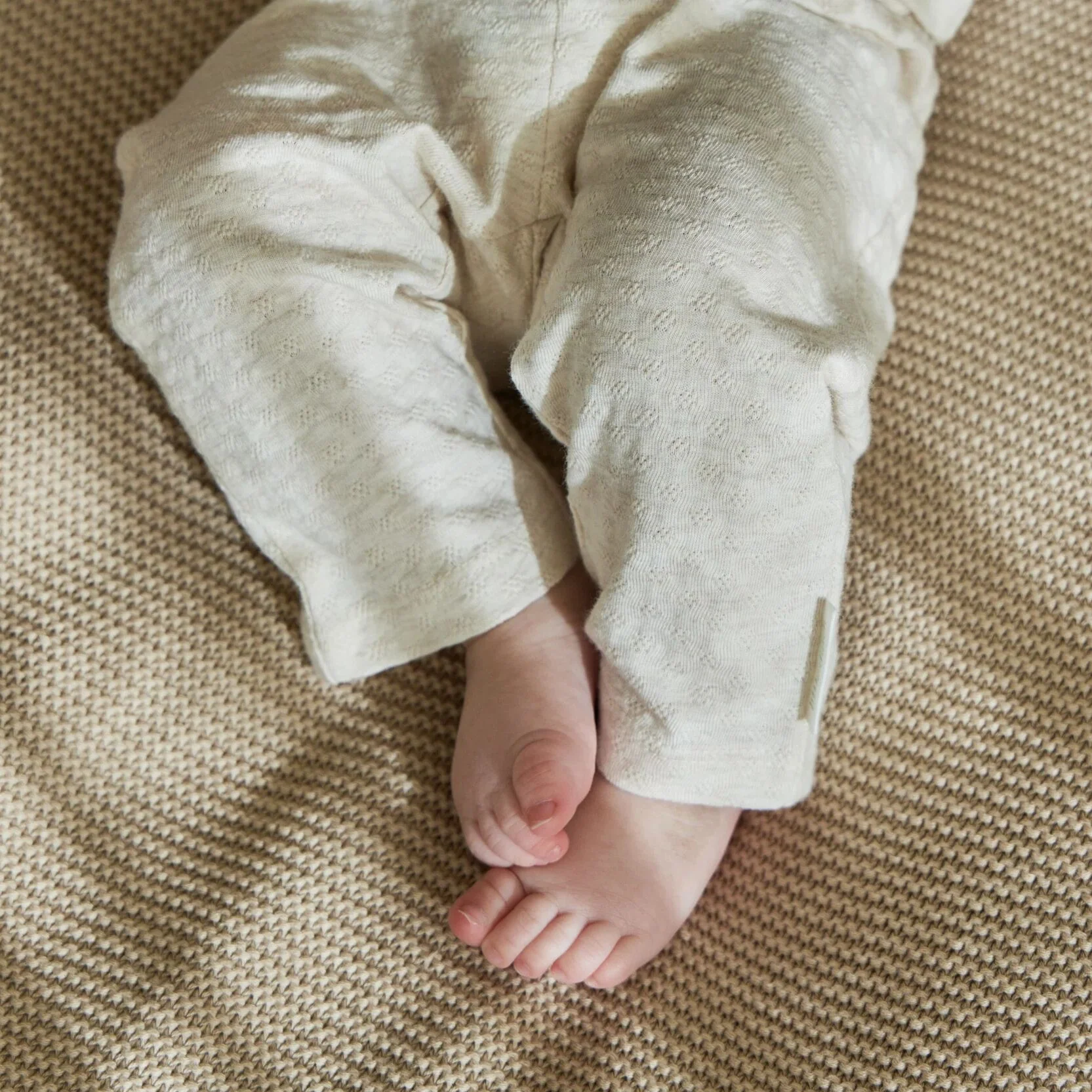 Leggings color beige Little dutch - Imagen 3