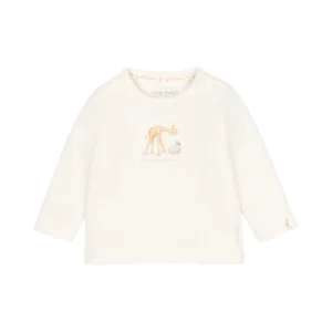 Camisa de manga larga color crema Little dutch