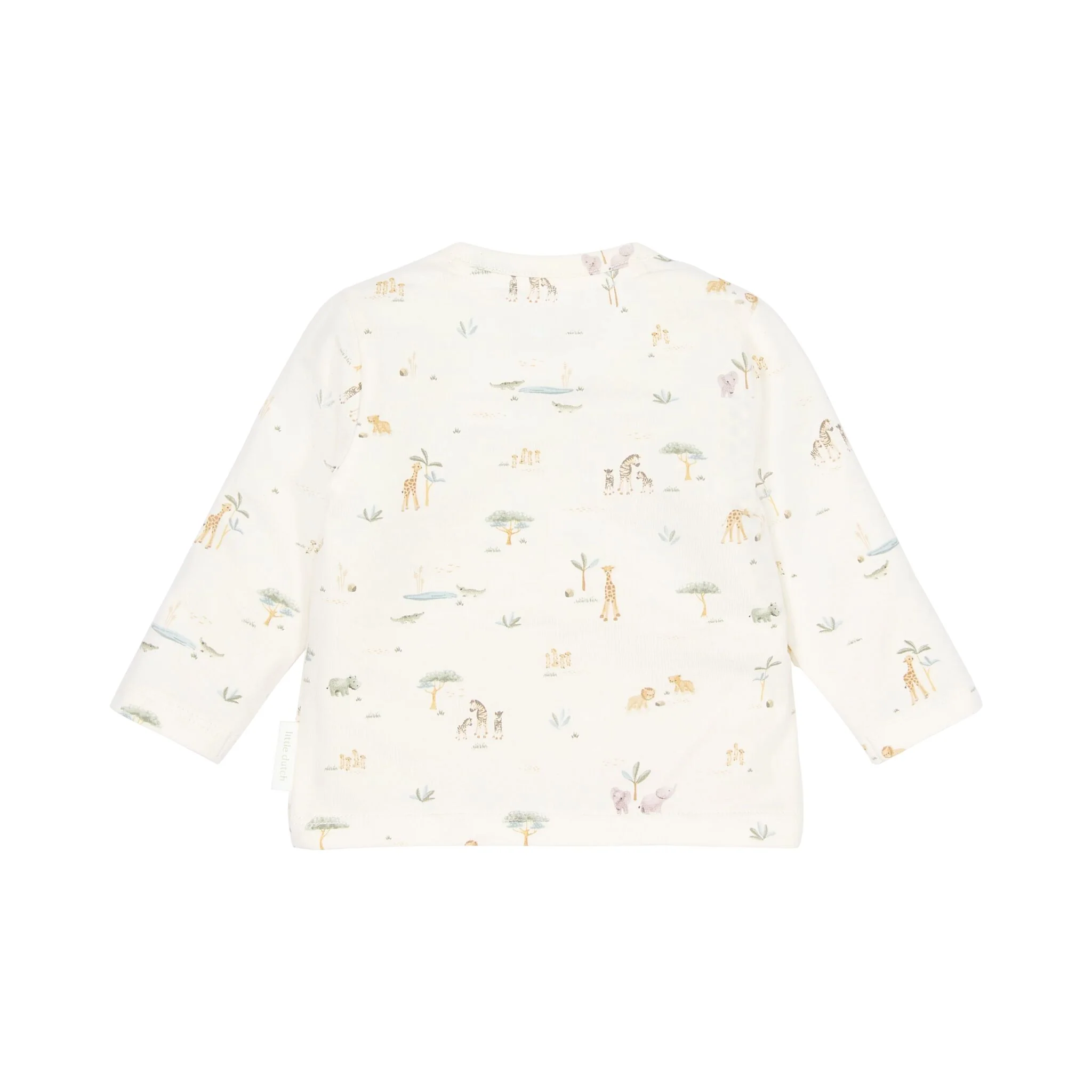 Camisa de manga larga blanca Little Safari Little dutch - Imagen 5