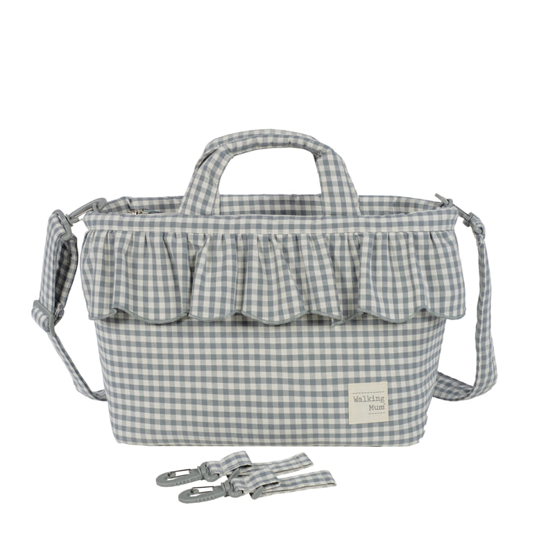 BOLSA CANASTILLA PRALINÉ VICHY MATCHA WALKING MUM - Imagen 3