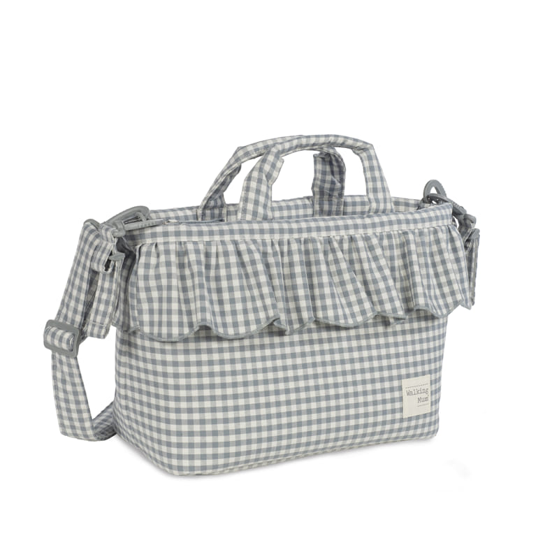 BOLSA CANASTILLA PRALINÉ VICHY MATCHA WALKING MUM - Imagen 4