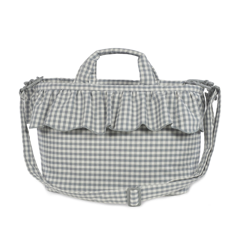 BOLSA CANASTILLA PRALINÉ VICHY MATCHA WALKING MUM - Imagen 7