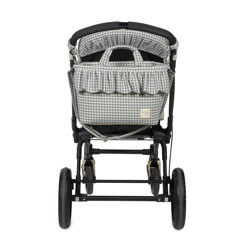 BOLSA CANASTILLA PRALINÉ VICHY MATCHA WALKING MUM - Imagen 8