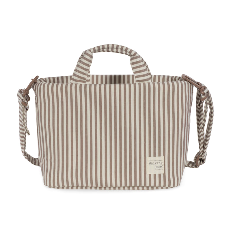 BOLSA CANASTILLA PRALINÉ RAYAS MOKA WALKING MUM