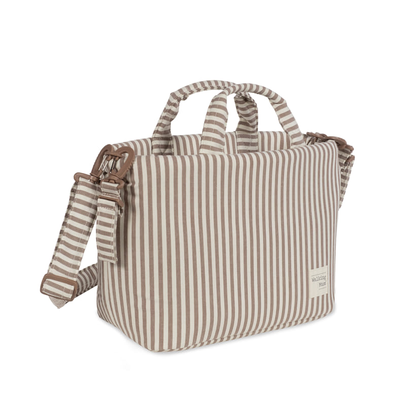 BOLSA CANASTILLA PRALINÉ RAYAS MOKA WALKING MUM - Imagen 6