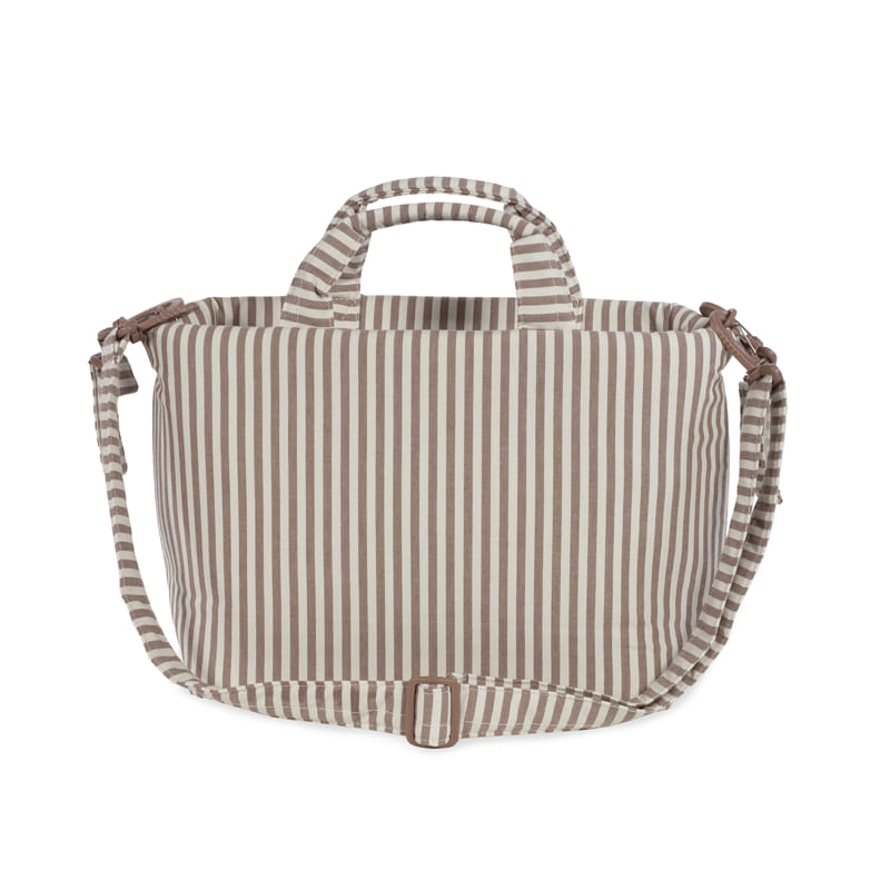 BOLSA CANASTILLA PRALINÉ RAYAS MOKA WALKING MUM - Imagen 4