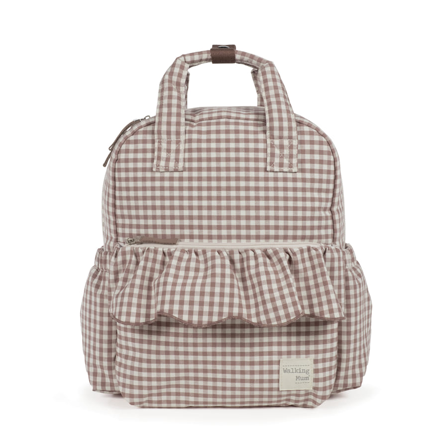 MOCHILA PRALINÉ VICHY MOKA WALKING MUM