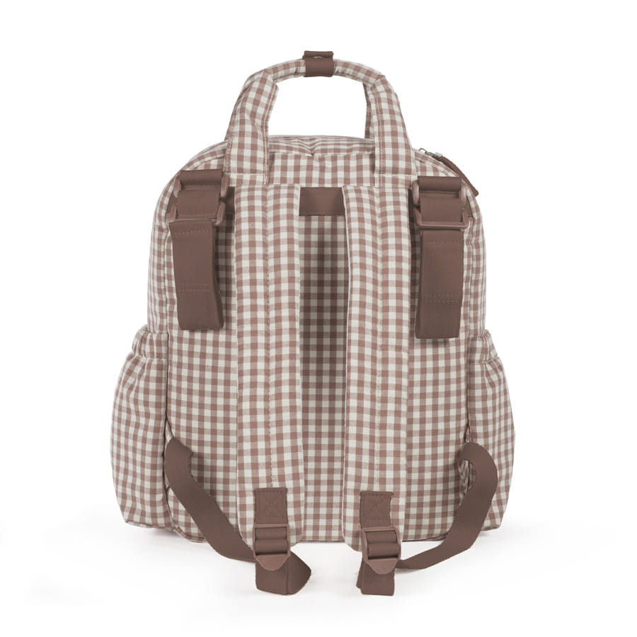 MOCHILA PRALINÉ VICHY MOKA WALKING MUM - Imagen 5