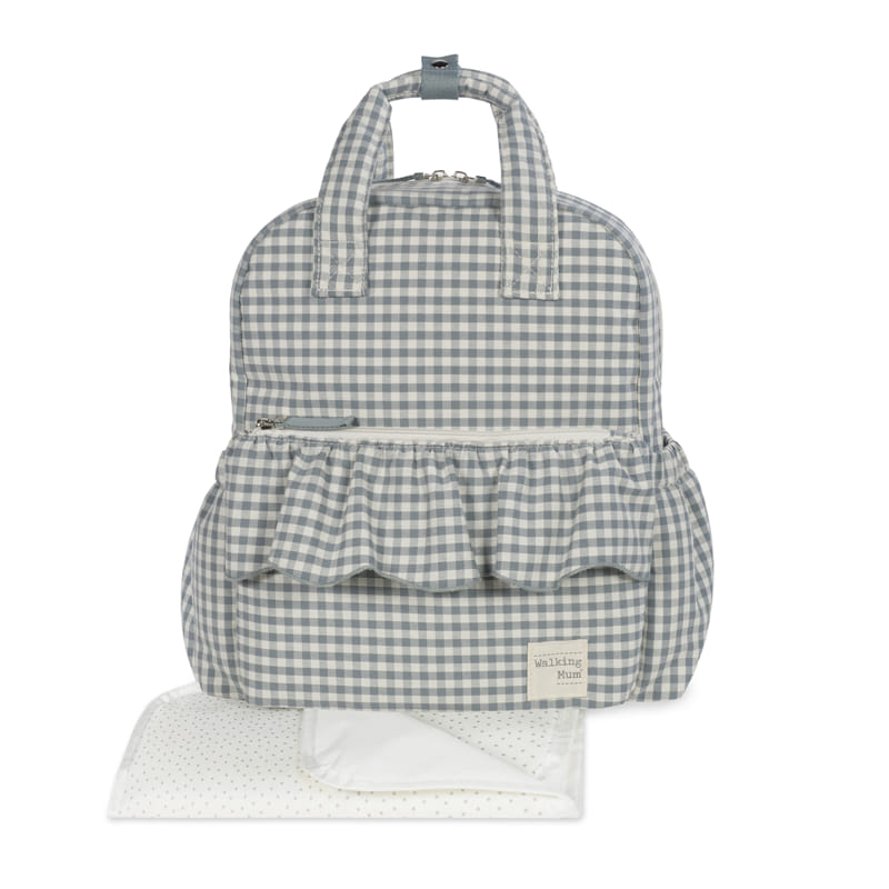 MOCHILA PRALINÉ VICHY MATCHA WALKING MUM - Imagen 8