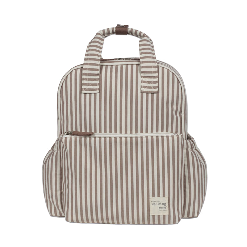 MOCHILA PRALINÉ RAYAS MOKA WALKING MUM