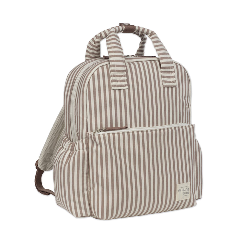 MOCHILA PRALINÉ RAYAS MOKA WALKING MUM - Imagen 7