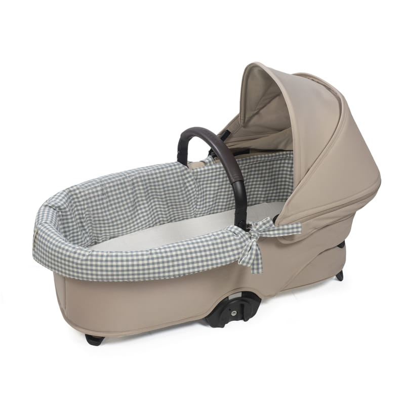 CUBRE CUCO DUAL + FUNDA COLCHÓN PRALINÉ VICHY MATCHA WALKING MUM - Imagen 8