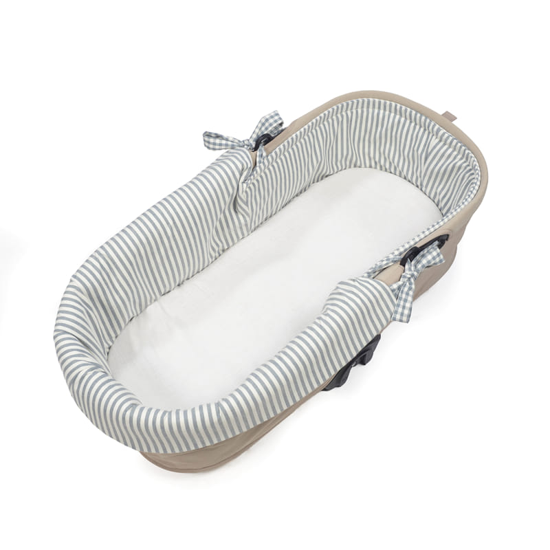 CUBRE CUCO DUAL + FUNDA COLCHÓN PRALINÉ VICHY MATCHA WALKING MUM - Imagen 7
