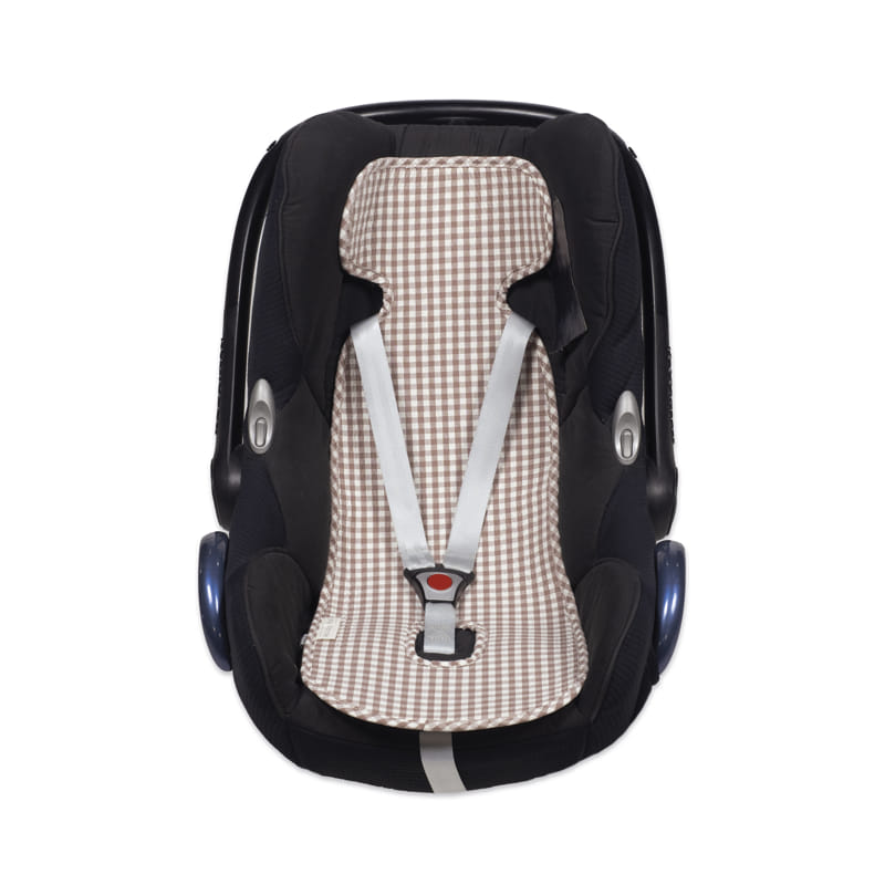 COLCHONETA AUTO PRALINÉ VICHY MOKA WALKING MUM
