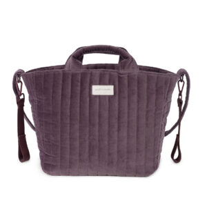 BOLSA CANASTILLA CHERRY VELVET PASITO A PASITO