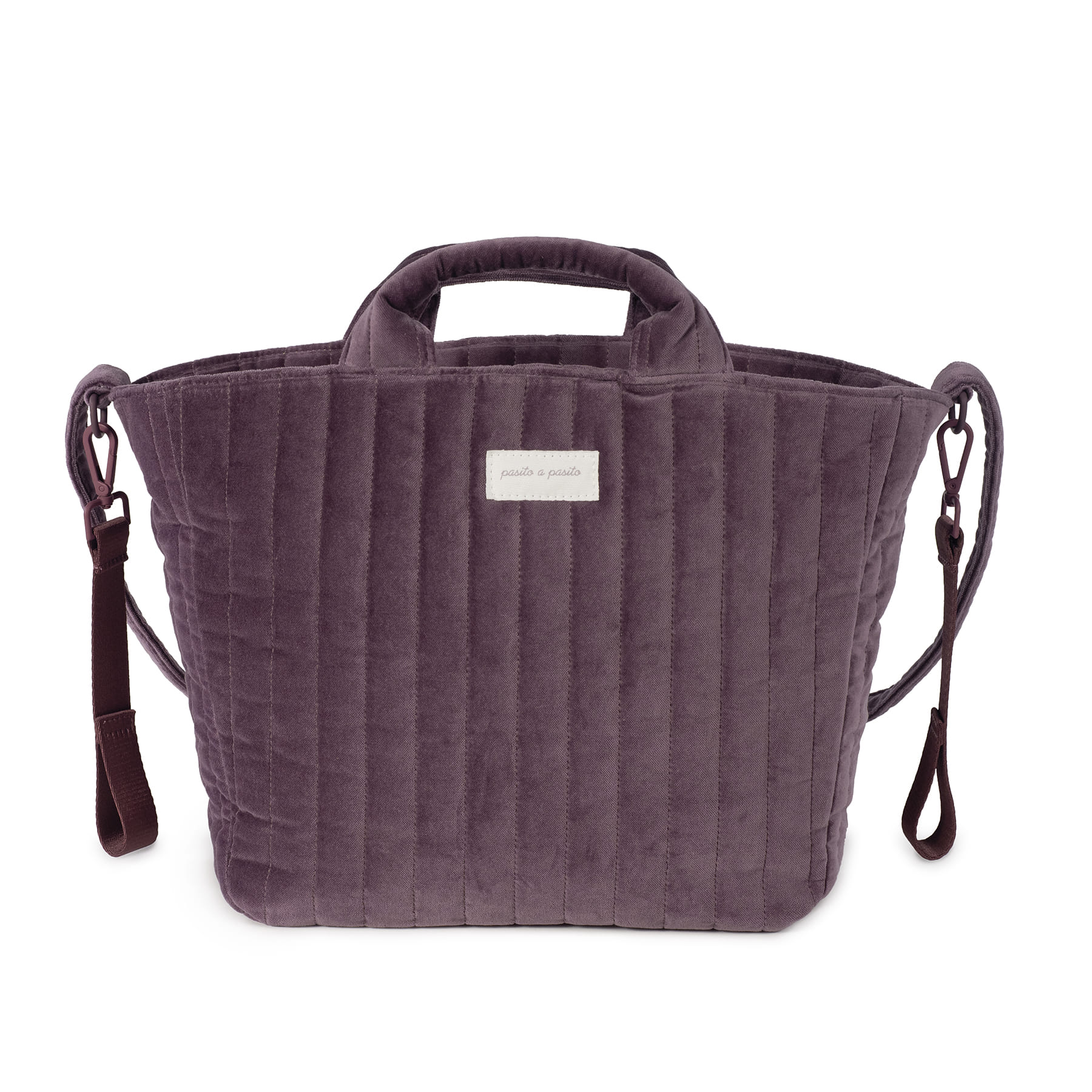 BOLSA CANASTILLA CHERRY VELVET PASITO A PASITO