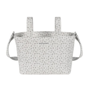 BOLSA CROSSBODY PIEL LITTLE BLOOM FLOR GRIS PASITO A PASITO