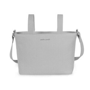 BOLSA CROSSBODY PIEL LITTLE BLOOM VICHY GRIS PASITO A PASITO