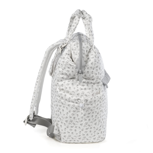MOCHILA LITTLE BLOOM FLOR GRIS PASITO A PASITO - Imagen 6