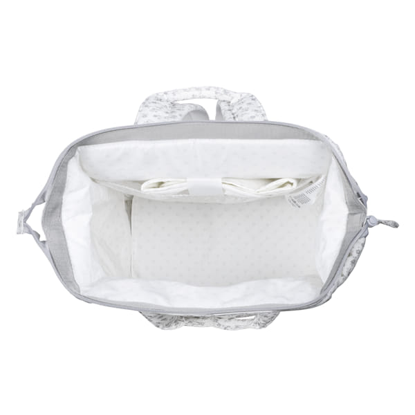 MOCHILA LITTLE BLOOM FLOR GRIS PASITO A PASITO - Imagen 3
