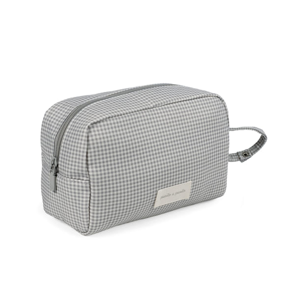 NECESER LITTLE BLOOM VICHY GRIS PASITO A PASITO - Imagen 3