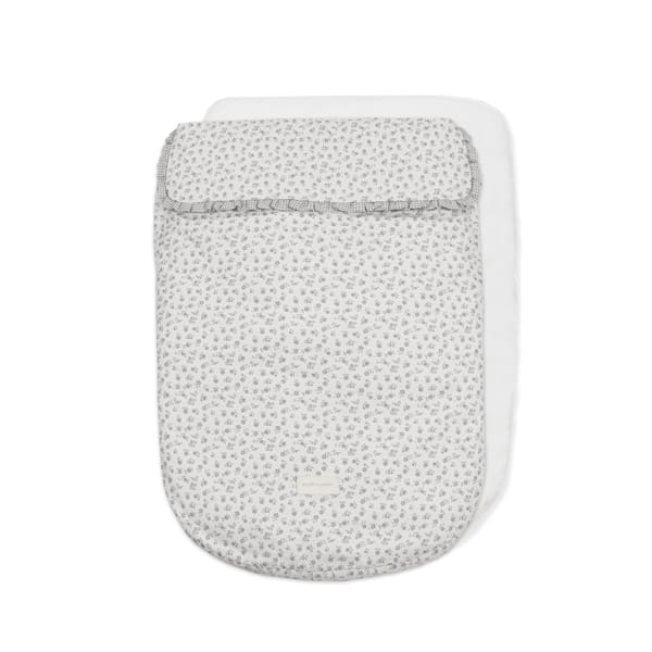 SACO SILLA ENTRETIEMPO LITTLE BLOOM FLOR GRIS TOG 2,5 PASITO A PASITO - Imagen 2