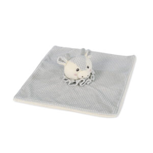 DOUDOU VACA LITTLE BLOOM GRIS PASITO A PASITO
