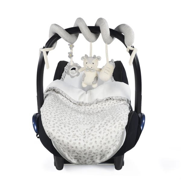 RISTRA VACA LITTLE BLOOM GRIS PASITO A PASITO - Imagen 3