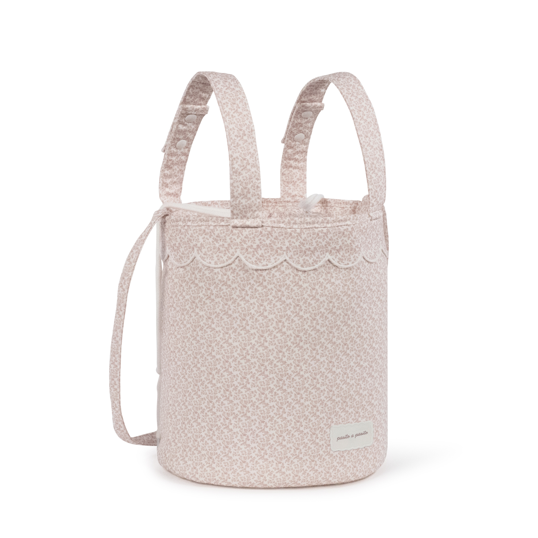 Bolsa Bucket Maison Tender Flores Pasito a Pasito - Imagen 10