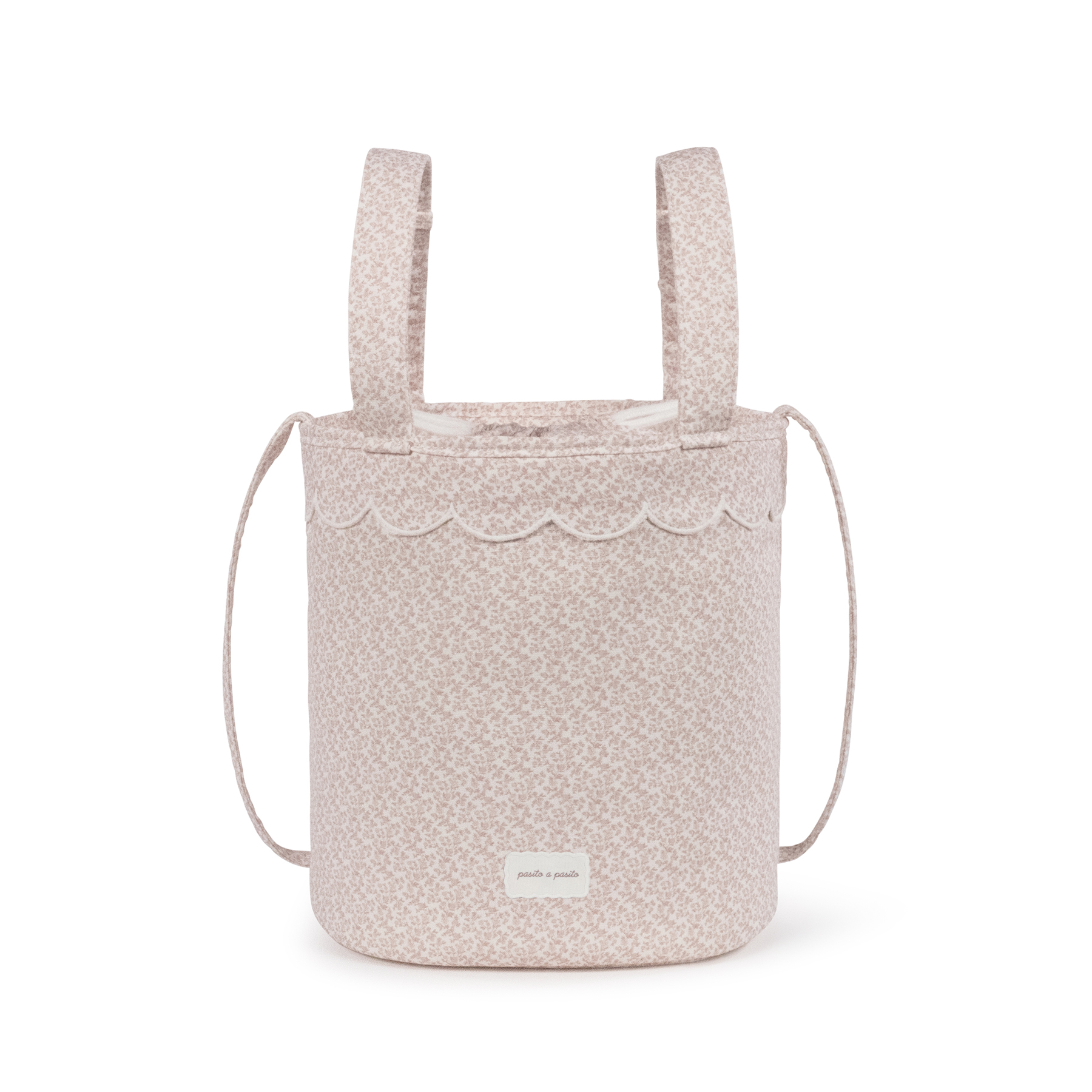 Bolsa Bucket Maison Tender Flores Pasito a Pasito