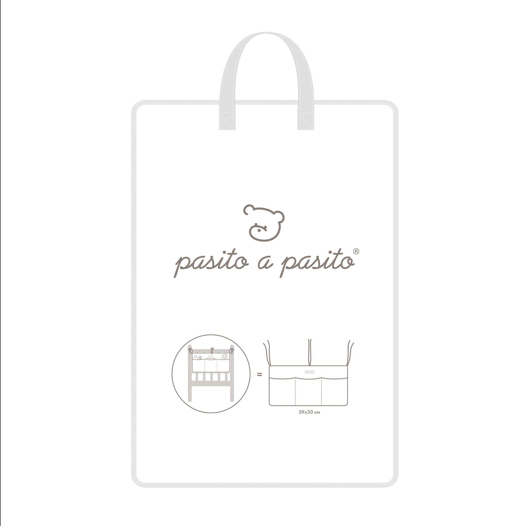 Organizador de Cuna Maison Tender Flores Pasito a Pasito - Imagen 3