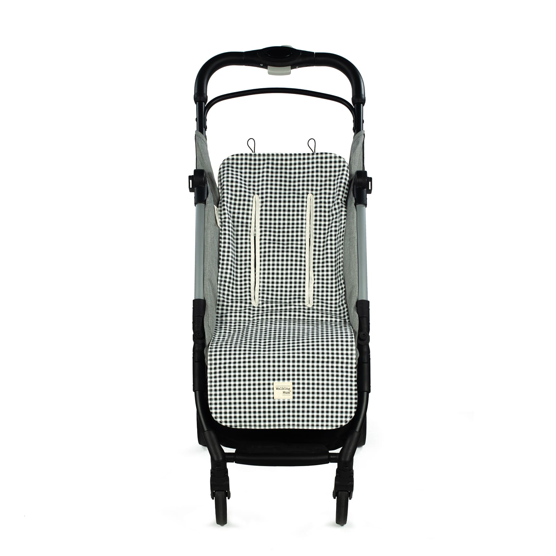 COLCHONETA I LOVE VICHY NEGRO WALKING MUM